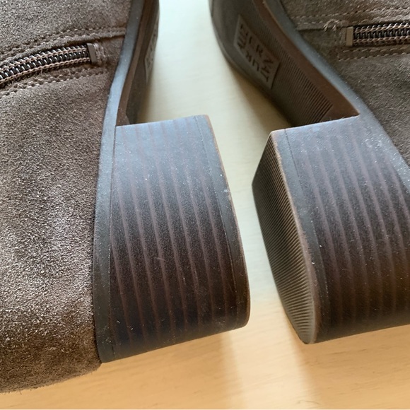 Naturalizer Drewe Suede Ankle Boots Taupe Size 10M Only Worn Once - Picture 4 of 8